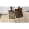 Image 2 : Lot of Four Flat-Blade Transfer Shovels with D-Handle and Long-Handle Styles and More