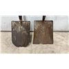 Image 4 : Lot of Four Flat-Blade Transfer Shovels with D-Handle and Long-Handle Styles and More