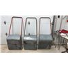 Image 5 : Lot of Three Stelcoat Galvanized Steel Snow Scoops