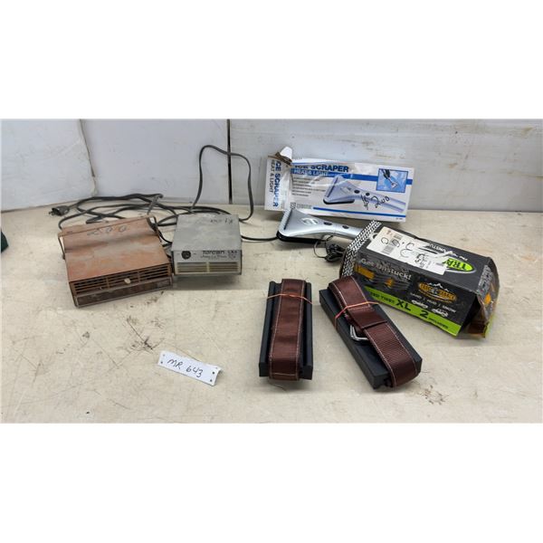 Trac-Grabber XL Tire Traction Aids, Ice Scrapers, and Vintage Car Heaters and More