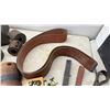 Image 6 : Vintage Industrial Cast Iron Pulleys, Wooden Journal Bearings, Drive Belts, and More