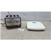 Image 1 : Vintage 1970s SCM Proctor-Silex Four-Slice Toaster with Wheat Design and Bathroom Scale