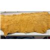 Image 3 : Yellowish-Tan Suede Leather Deer Half Hide, Approximately 24 x 61"
