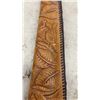 Image 6 : Hand-Tooled Western Leather Rifle Scabbard, "Melvin" Buttstock Cover, and Sunglasses with Case