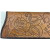 Image 8 : Hand-Tooled Western Leather Rifle Scabbard, "Melvin" Buttstock Cover, and Sunglasses with Case