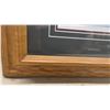Image 3 : Kim Norlien "Cabin Fever" Oak Framed Print of Log Cabin by Lake, 19 x 25"