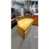 Image 4 : Mid-Century Modern Maple Dresser 33 x 50 x 17" with Mirror 32 x 42" and Matching Tall Chest