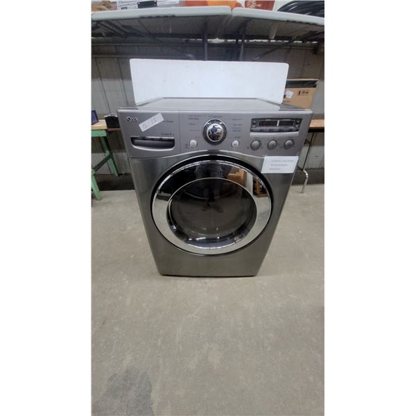 LG DLEX3885V Sensor Dry Steam Front-Load Electric Dryer in Graphite Steel