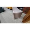 Image 2 : Taupe Wooden Two-Drawer T.B Stand with Two Open Cubbies 22 x 42 x 19"