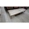 Image 5 : Laminate Console Table with Lower Shelf and Wood-Look Frame 13 x 57 x 17"