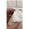 Image 5 : Lot of 23 Vintage Milk Glass Jars with a Clear Glass Jar in PBG Crate