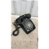 Image 2 : Pair of Northern Electric 500-Type Black Rotary Dial Desk Telephones, Late 1950s-1960s