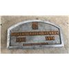 Image 2 : Two Doyle's Funeral Chapel Metal Grave Marker Plaques, Glover and Hennan