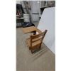 Image 4 : Vintage Wooden Child's School Desk with Integrated Chair and Under-Seat Drawer