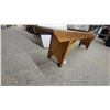 Image 3 : Solid Wood Bench with Trestle-Style End Supports 70 "