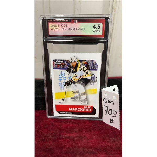 Graded Brad Marchand S1 For Kids Card