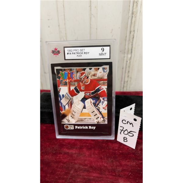 Graded Patrick Roy Montreal Canadiens Card