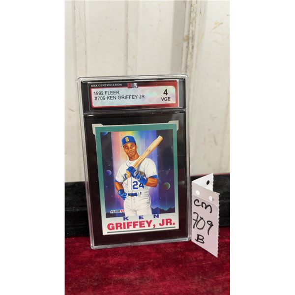 Graded Ken Griffey Jr. Baseball Card
