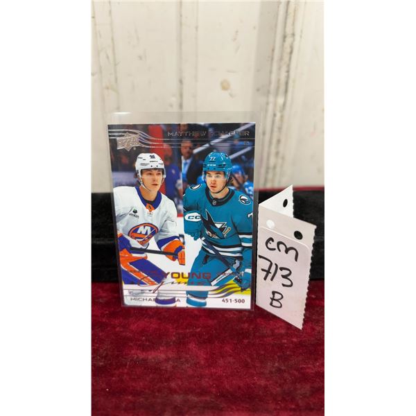 Mathew Schafer / Micheal Misa Young Guns Card