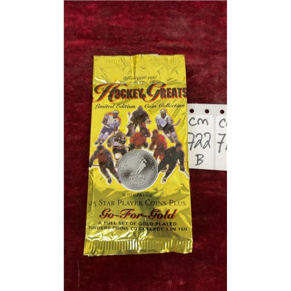 5 Hockey Greats Coin Collection Packs