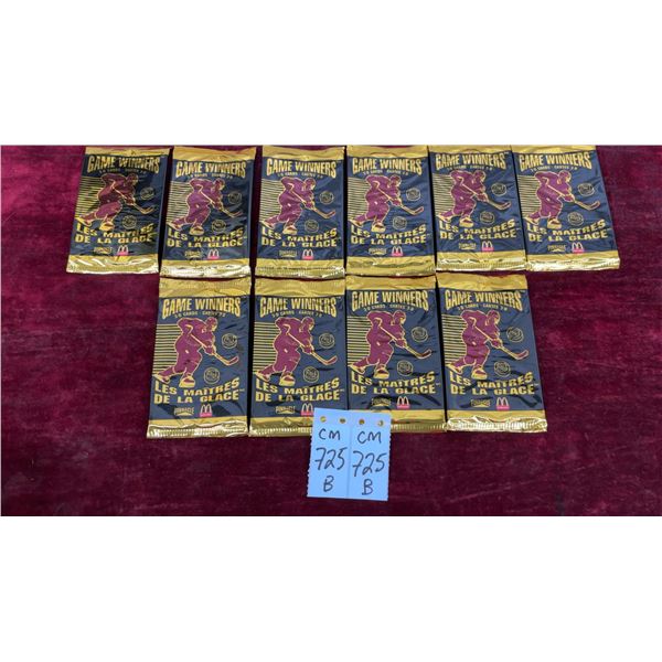 10 Sealed Pinnacle McDonalds Hockey Packs