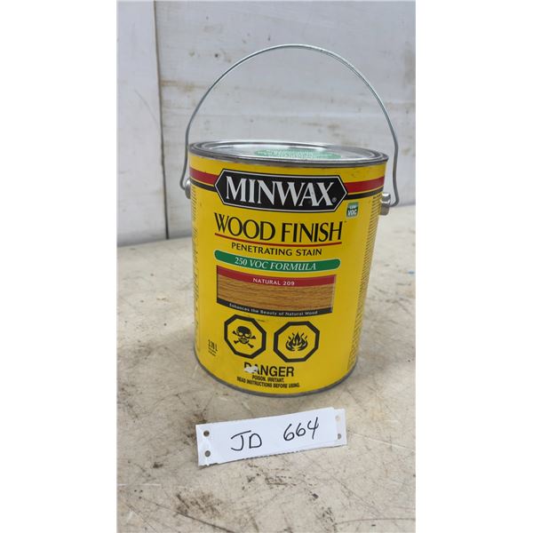 Minwax Wood Finish Penetrating Stain 250 VOC Formula Natural 209, 3.78 Liter Can