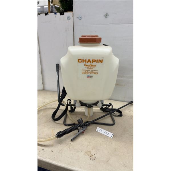 Chapin SureSpray Deluxe 4-Gallon Backpack Sprayer Model 61700N with Spray Wand