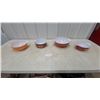 Image 1 : Pyrex Autumn Harvest Wheat Cinderella Mixing Bowl Set, Four Pieces
