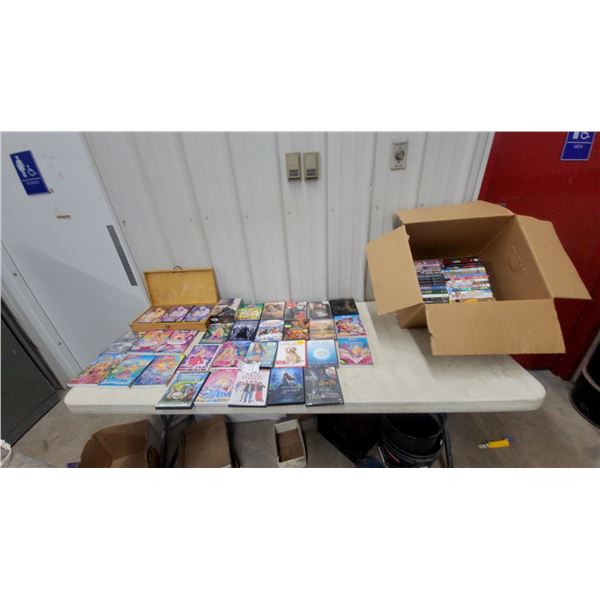 Assorted DVD Collection Including Barbie, Shawshank Redemption, The Jungle Book, and More Appox