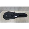 Image 1 : CMC Padded Guitar Gig Bag in Black with Zippered Pockets and Carry Handle