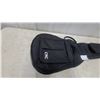 Image 2 : CMC Padded Guitar Gig Bag in Black with Zippered Pockets and Carry Handle