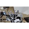 Image 1 : Tour Logic GX-7 Golf Club Set of 12 with Irons, Woods, Putter, and Bag Cart