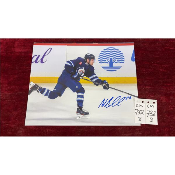 Signed Nikolas Ehlers Winnipeg Jets 8 x 10 Photo