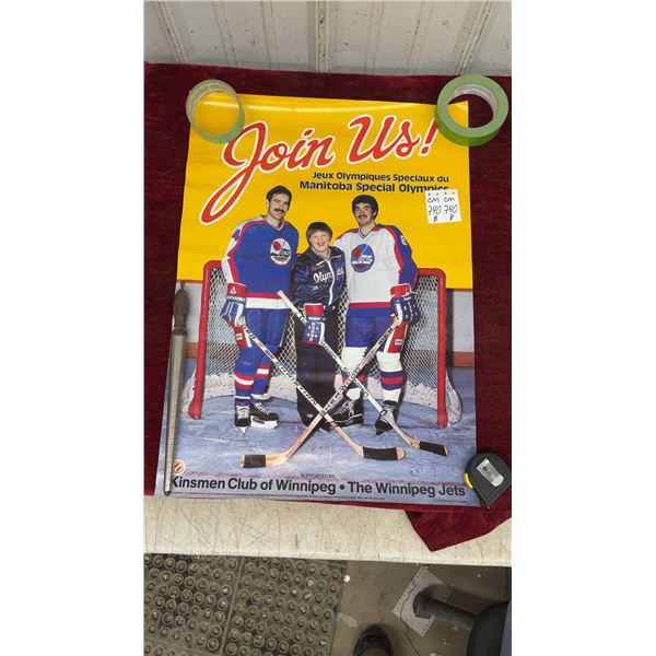 Vintage Winnipeg Jets Poster