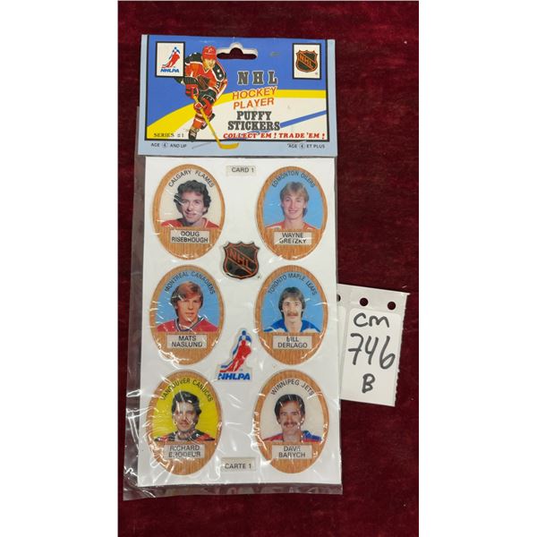 Vintage Wayne Gretzky Puffy Sticker New In Package