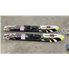 Image 2 : Hydroslide Wide Track Trainers 116 Centimeter Water Skis with Tow Ropes and More