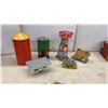 Image 4 : HO Scale Model Train Buildings and Structures with Houses, Shops, Silo, and More