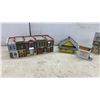 Image 5 : HO Scale Model Train Buildings and Structures with Houses, Shops, Silo, and More