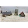Image 6 : HO Scale Model Train Buildings and Structures with Houses, Shops, Silo, and More