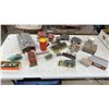 Image 1 : HO Scale Model Railroad Buildings: Walthers Cornerstone Engine House, Feed and Seed, Piko, and More