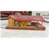 Image 9 : HO Scale Model Railroad Buildings: Walthers Cornerstone Engine House, Feed and Seed, Piko, and More
