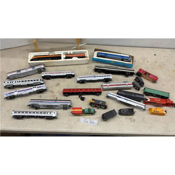 HO Scale Amtrak, Canadian Pacific, CP Rail, and CN Model Trains Collection and More