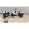 Image 2 : Miniature Christmas Village Houses, Toy Vehicles, Figurines, Train Decor and More