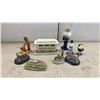 Image 6 : Miniature Christmas Village Houses, Toy Vehicles, Figurines, Train Decor and More