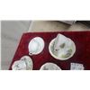 Image 2 : Collection of Five Vintage English Bone China Teacups and Saucers with Gold Trim and More