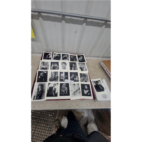 Collection of Vintage Black and White Photographic Portrait Prints
