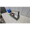 Image 5 : Green Metal Tool Caddy with Wooden Handle, Assorted Jars, Hardware, and More