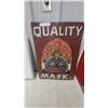 Image 4 : Framed Landscape Photograph and "Quality Mask" Painted Wooden Sign
