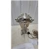 Image 3 : Vintage Soviet-Era Silver-Plated Electric Samovar with Original Braided Power Cord