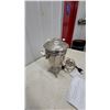 Image 4 : Vintage Soviet-Era Silver-Plated Electric Samovar with Original Braided Power Cord
